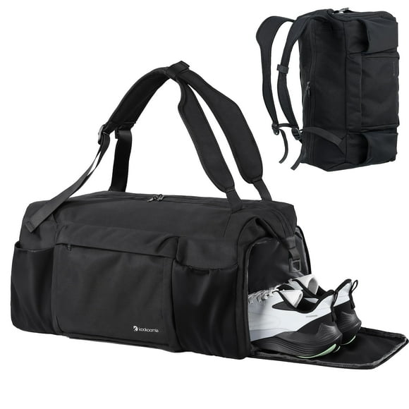 Mochila deportiva Kookoomia impermeable para hombre, color negro
