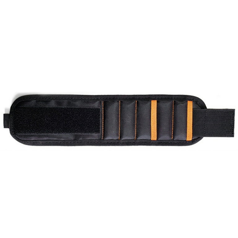 3 Rows Polyester Magnetic Wristband Portable Tool Bag Electrician Wrist  Tool Belt Screws Nails Drill Bits Holder Repair Tools