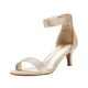 thumbnail image 1 of Sandalia DREAM PAIRS con tacones bajos tipo gatito, punta abierta y correa al tobillo, 1 of 6