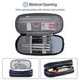 thumbnail image 6 of ProCase Big Capacity Pencil Case Pen Bag, Handheld Pencil Holder Pouch Pen Organizer Stationery Pouch with Durable Zipper Multi Compartments for Office Supplies –Navy, 6 of 7