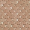 thumbnail image 3 of Tempaper x Genevieve Gorder Brass Belly Metallic Copper Peel and Stick Wallpaper, 20.5" x 16.5', 3 of 6