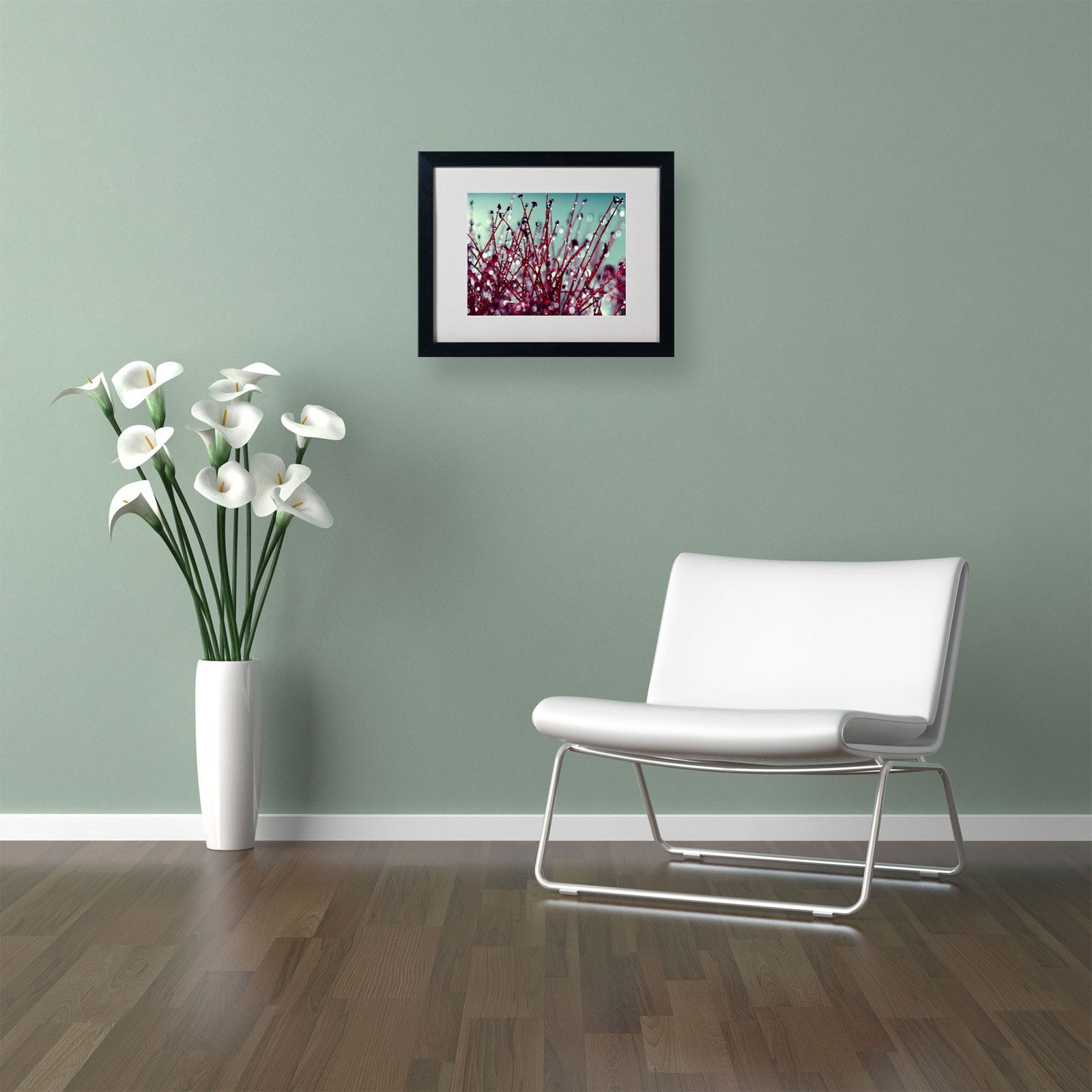 Trademark Fine Art "Morning Tunes" Framed Canvas Art by Beata Czyzowska Young