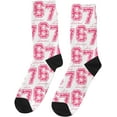 thumbnail image 2 of 67 Socks for Boys Girls Women Men 6 7 Meme Novelty Crew Socks Funny Gifts For Six Seven Stuff Lovers, 2 of 7