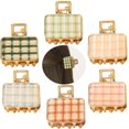 thumbnail image 3 of Pince à Cheveux en Métal: 6PCS Plaid Carré Rond Pince à Cheveux Pince à Mâchoire Accessoire Cheveux, 3 of 9