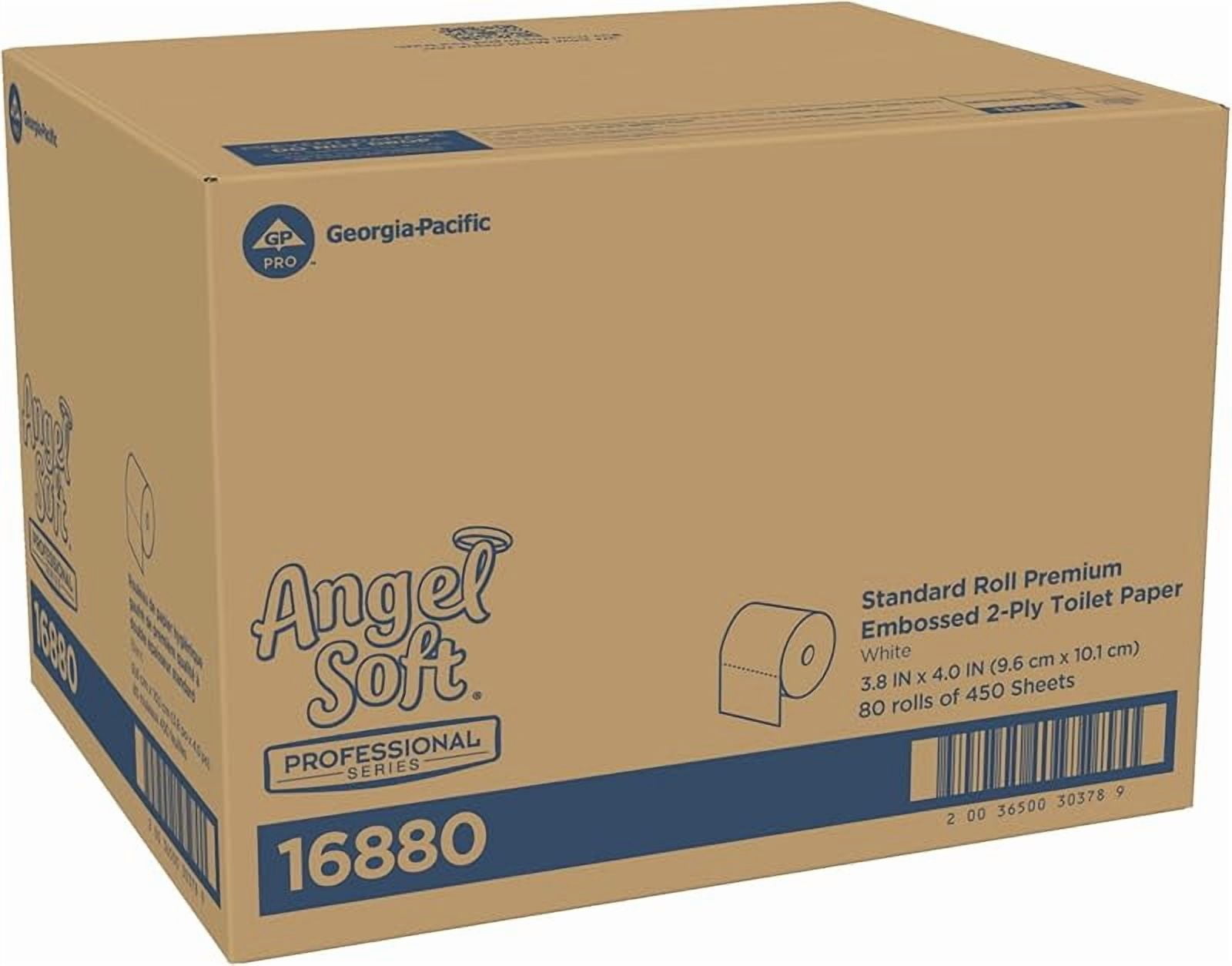 Toilet Paper, 16880, Bulk Case of 80 Rolls, 450 Sheets Per Roll, Individually Wrapped, 2-Ply Soft and Strong Toilet Tissue