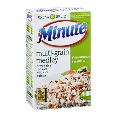 Minute Rice and Quinoa Pre-Portioned Bags 12 oz (Pack of 5)
