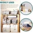 thumbnail image 4 of NOGIS 20 Pieces Acrylic Basket Labels Blank Acrylic Organizer Hanging Labels Kitchen Pantry Labels Sign, Basket Labels Clip On with Twine and Chalk Marker for Storage Bins, Wedding Supplies, 4 of 7