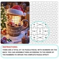 thumbnail image 3 of Cheapark 130-Piece Christmas Paper Puzzle - Family-Friendly Festive Activity, Holiday Gift for Gatherings & Home Entertainment, 3 of 8