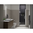 thumbnail image 5 of Kohler 27576-10L-BL 71.5 x 28.37 in. Composed Frameless Pivot Shower Door with 0.37 in. Thick Crystal Clear Glass - Matte Black, 5 of 7