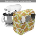 thumbnail image 2 of Orange Stand Mixer Cover, Theme Girlish Pattern with Doodle Flowers and Green Leaves, Kitchen Appliance Organizer Bag Cover with Pockets, 5 Quarts, Apple Green Orange, by Ambesonne, 2 of 4