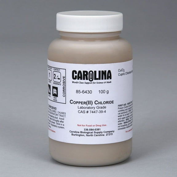 Copper (Ii) Chloride, Anhydrous, Laboratory Grade, 100 G