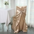 thumbnail image 4 of Balsa Circle Nude Universal Solid Satin Chair Covers Slipcovers Wedding Decorations, 4 of 8