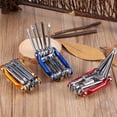 thumbnail image 1 of Zerodis Outil de Réparation de Bicyclette 11-en-1, Outil Pliant Multifonction de Poche pour Vélo, Trousse d'Outils de Réparation de Bicyclette 11 en 1, Trousse d'Outils de Réparation Multiples, 1 of 8