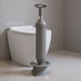 thumbnail image 3 of 7829 Toilet Plunger Professional Air Powered Drain Unclogger With Pressure Meter Declogger ABS Handle, 3 of 8