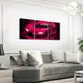 thumbnail image 3 of Hieng Race Car Canvas Wall Art for Living Room Bedroom Red Blue Picture Wall Decor for Bathroom Speed Sports Car Kids Boys Girls Artwork Posters Extreme Sports Painting（Only canvas）, 3 of 6