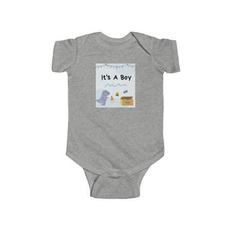 

Its a Boy Infant Fine Jersey Bodysuit