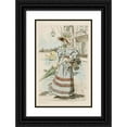 thumbnail image 1 of Henri Boutet 17x24 Black Ornate Framed Double Matted Museum Art Print Titled: 1927 Nineteenth Century Female Modes (1908), 1 of 5