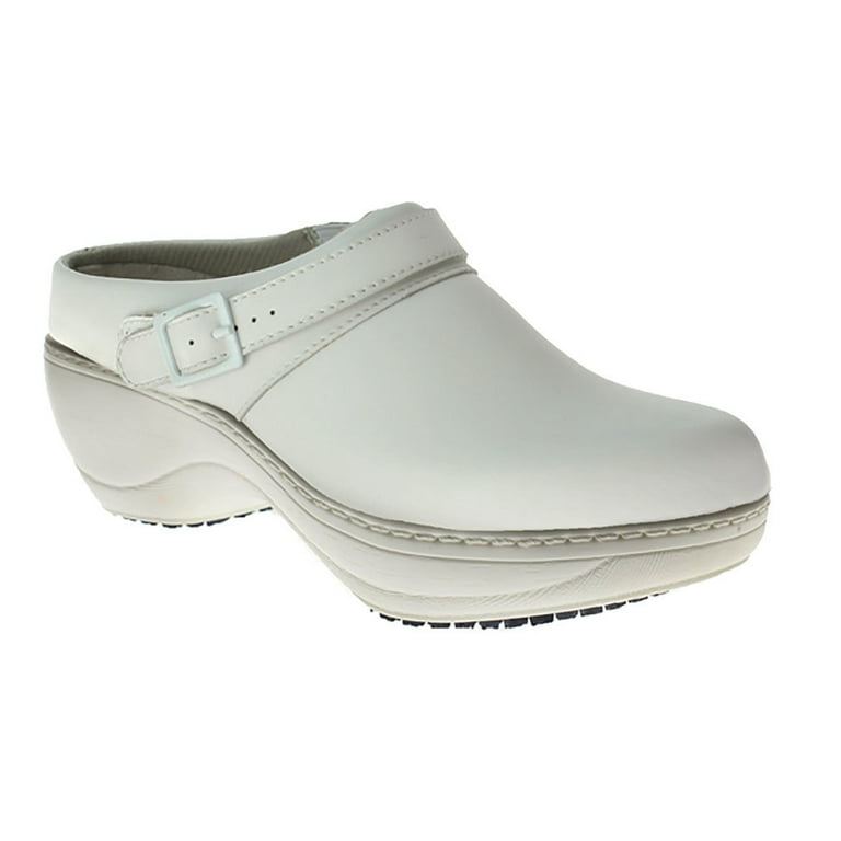 Spring Step Pro Women s SICILIA Work White Clogs 9.5 W Walmart