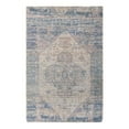 thumbnail image 5 of Unique Loom Chenille Jute Collection Area Rug - Raj (6' 1" x 9' Rectangle Blue/Ivory), 5 of 6