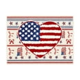 thumbnail image 2 of Deeceymbur Patriotic Independence Day Carpet Flag Rug Bathroom Mat Coffee Table Mat Entrance Door Mat Polyester Non-Slip, 2 of 6