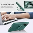 thumbnail image 3 of for Samsung Galaxy S24 Ultra Case, Liquid Silicone Soft Gel Rubber Slim Coverage with Ring Kickstand Car Mount Function Shockproof Protective Phone Case for Samsung S24 Ultra 6.8", Pine Green, 3 of 8
