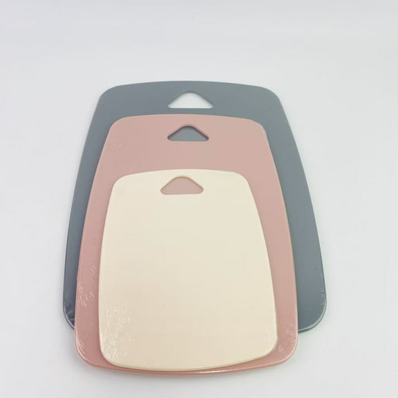 ZIROIIW Cutting boards,Cutting Boards for Kitchen,Plastic Cutting Board Set of 3, Thick Chopping Boards for Meat, Veggies, Fruits, with Easy Grip Handle,Dishwasher Safe