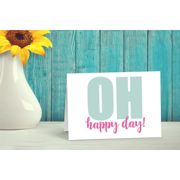 Oh Happy Day Birthday Card - Birthday - 10 Count Boxed Set Birthday Cards