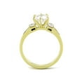 thumbnail image 3 of Women's Stainless Steel 316, 1.25 Carat Zirconia Gold Plated Engagement Ring Size 7, 3 of 5