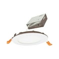 thumbnail image 2 of Bulbrite 862657 4 in. 12W LED High Lumen Recessed Downlight with Metal Jbox Round Dimmable - 80CRI 2700K 120V, White - Pack of 4, 2 of 7