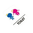 thumbnail image 3 of LOVIVER Boys Girls Toilet Signs Stick Decals Modern Decor Signboard Toilet Door Sign Creative Sticker Washroom Sign for Nursery School Universal, 3 of 8