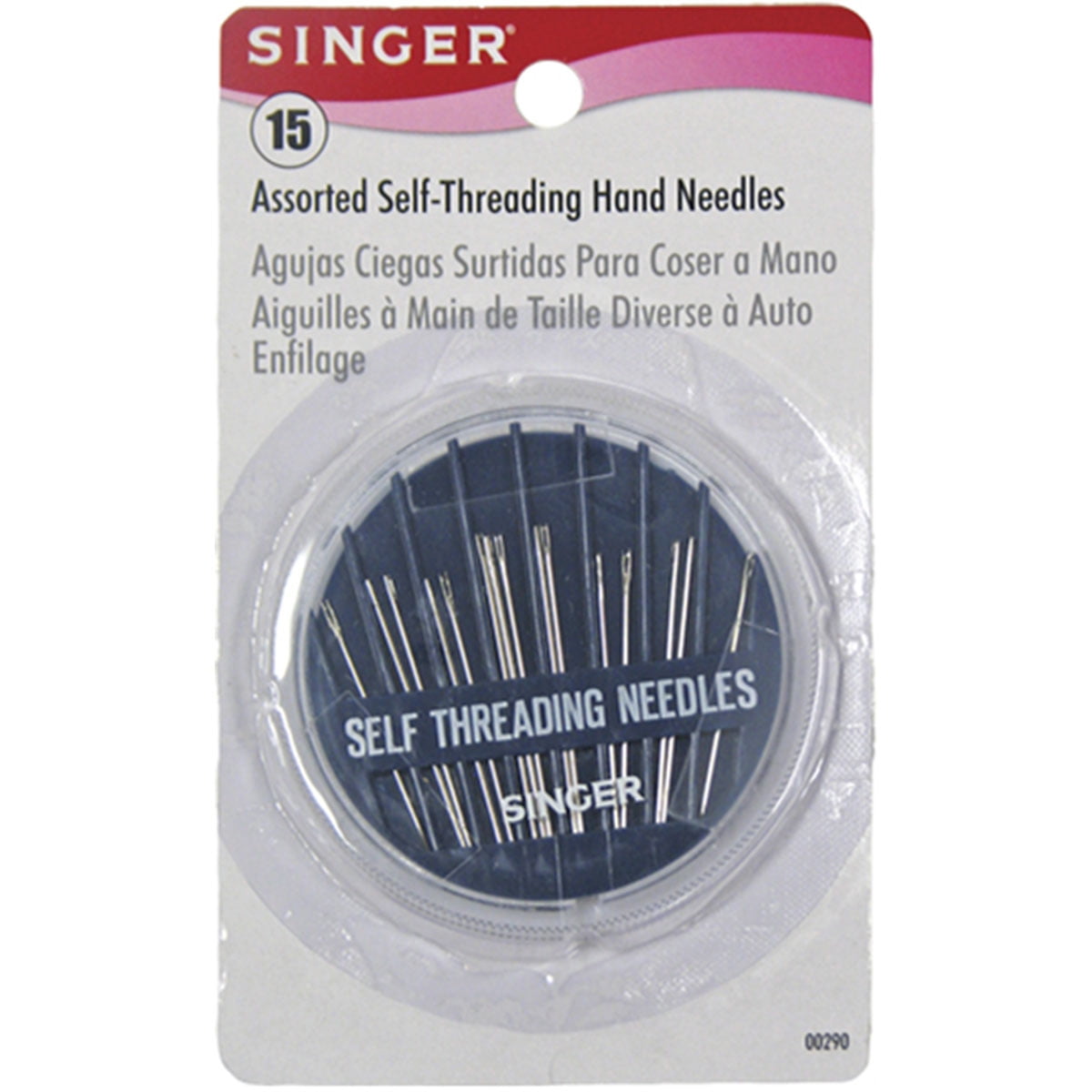 12x Hand Stitches Needles Self Threading Thread Assorted Pin Craft DIY Home sale 