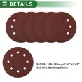 thumbnail image 5 of Unique Bargains Sandpaper Hook & Loop Sanding Sheets 180x180mm Red 320 Grit Round Efficient Grinding and Polishing Automobile Manufacturing and Repair Woodworking, 5 of 7