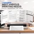 thumbnail image 3 of Papel para impresora térmica POLONO D810 US Letter 8.5 x 11 200 hojas, 3 of 8