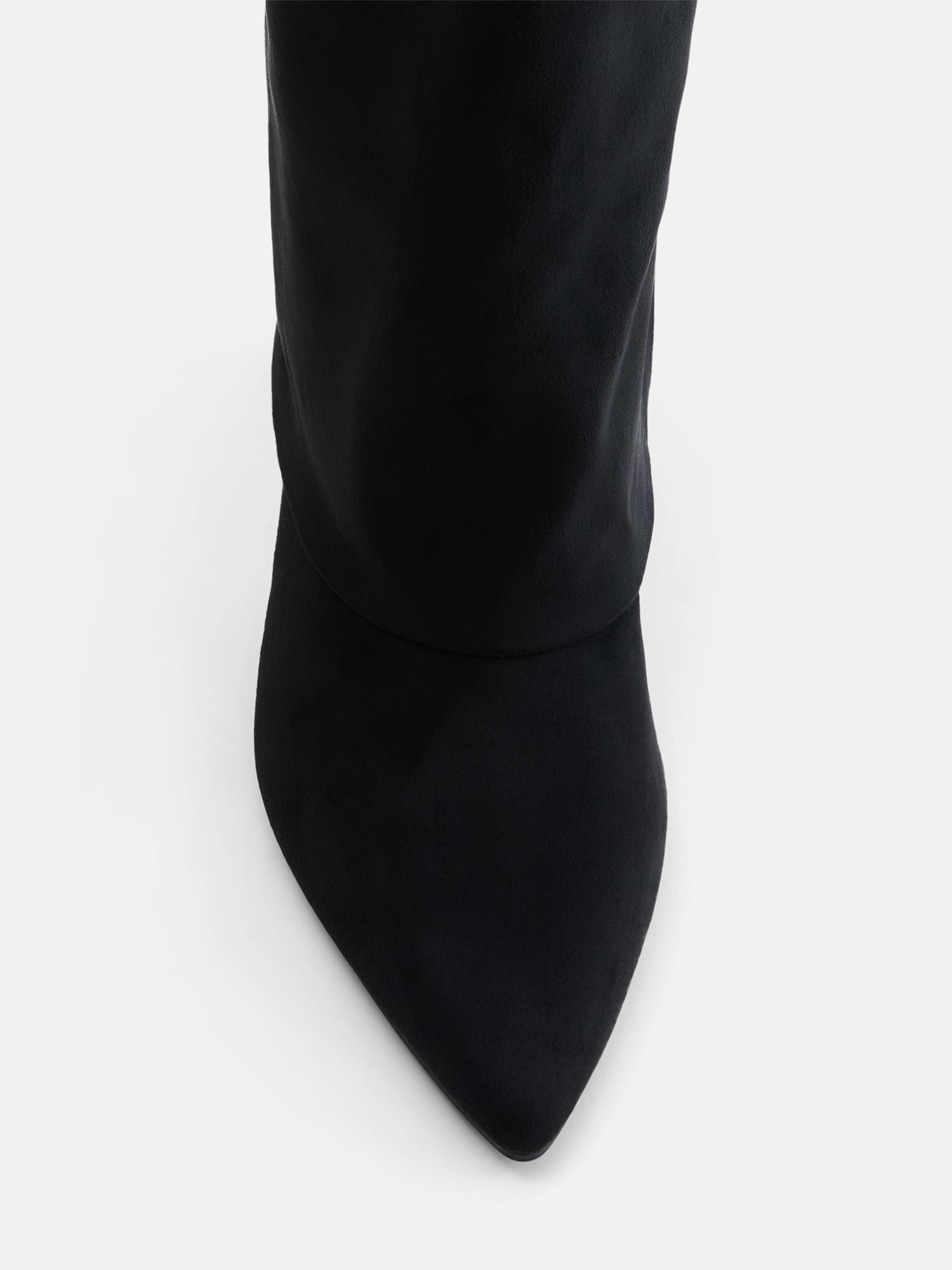 Madden NYC Women's Fold Over Faux Suede Buckle Boots