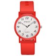 thumbnail image 1 of Reloj de cuarzo de moda casual para mujer Reloj con correa de cuero de silicona Estilo digital Wmkox8yii gfajkfgbkjabf1701, 1 of 1