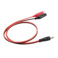thumbnail image 4 of 10pcs 19.7in Clip To DC Adapter Cable Professional Full Copper Core Stable Transmission DC To Dual Clip Connector For Battery Charging, Battery, Tester Connection, 4 of 8
