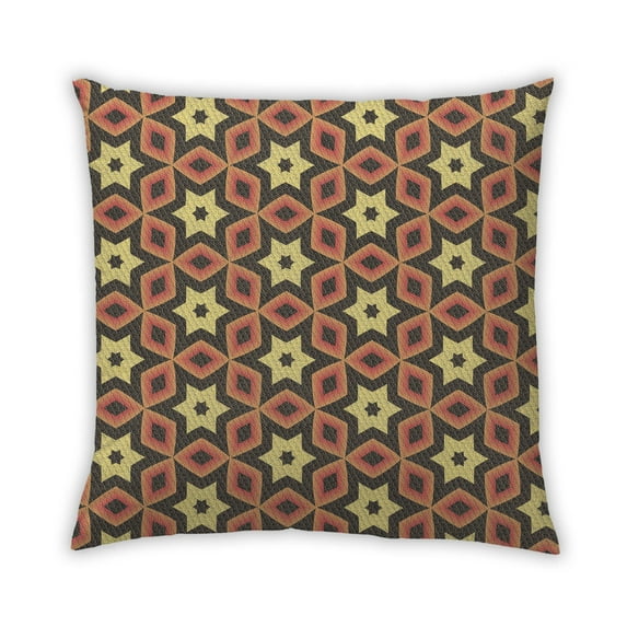 Ahgly Company Outdoor Square Contemporary Throw Pillow, 18 inch by 18 inch