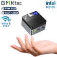 thumbnail image 2 of GMKtec KB5 Mini PC Intel Celeron N5105 Windows 11 Pro 4K Mini PC DDR4 8GB RAM 128GB ROM WiFi5 BT4.2 Computadora de escritorio Trabajo, 2 of 5
