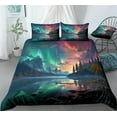 thumbnail image 2 of REALIN Northern Lights Duvet Cover Set Aurora Northern Sky Enchanted Sky Bedding Girl Boy Kids Bed Sets 2/3/4PCS Quilt Covers/Sheets/Pillow Shams,Twin/Full/Queen/King, 2 of 5