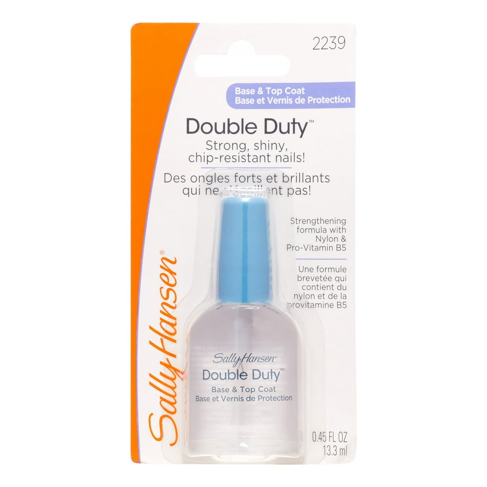 Sally Hansen Double Duty Base &amp; Top Coat Nail Treatment - Walmart.com