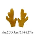 thumbnail image 5 of MOMOJIA 10Pcs Soft Plush Embossed Antler For Christmas Costume Decoration Accessories, 5 of 16