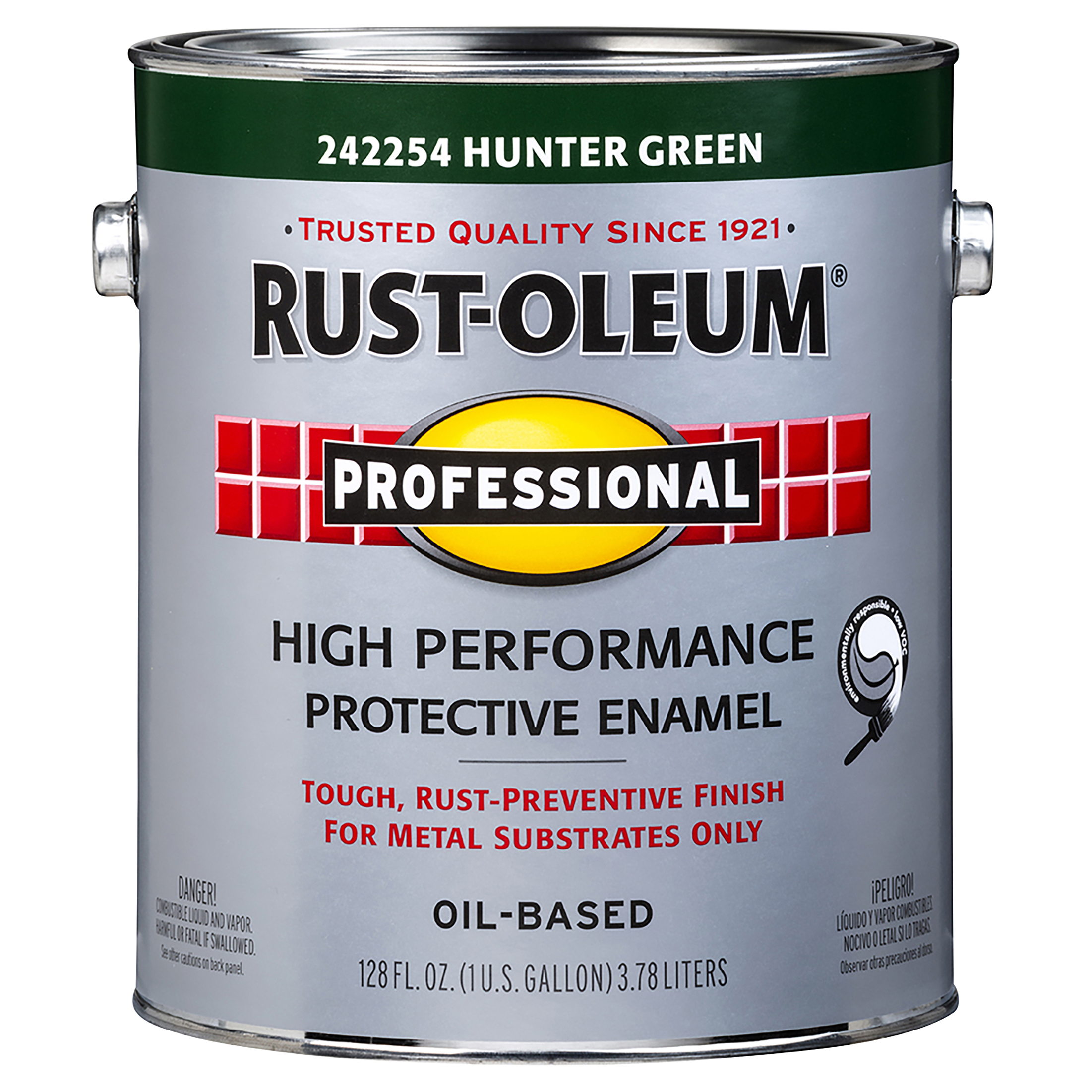 2 Pack, Green (100 Voc), Rust-Oleum Professional High Performance Gloss Protective Enamel Paint- Gallon