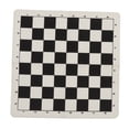 thumbnail image 1 of Chess Board Games, 2.6in King Height Chess Checkers Set Portable  For Travel Black White Board, 1 of 8