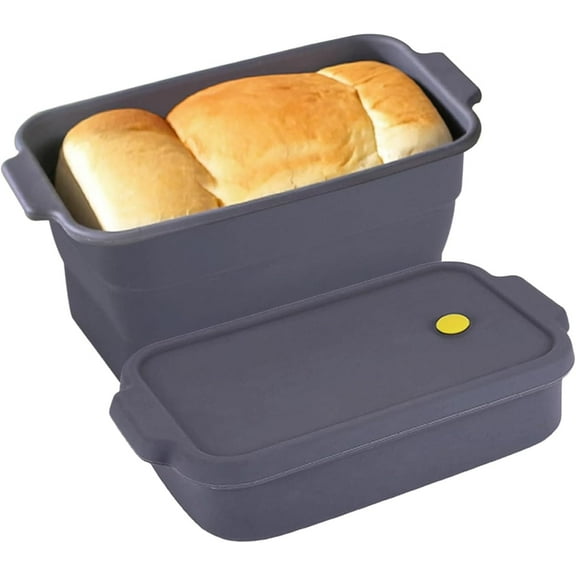 Silicone Bread Loaf Pan, Non-Stick Baking Mold Pans For Oven, Bread, Cake, Easy Release - Send Goods From Local Warehous