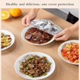 thumbnail image 2 of Repeatable Aluminum Foil Film Insulation Cover,Insulation Film Food Grade,Thermal Insulation Wrap For Food,Double-Sided Aluminum Foil For Kitchen (20PCS), 2 of 6