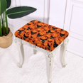 thumbnail image 4 of ZUXONGSY Spooky Black Cat Stool Covers Rectangle 2 Packs Covers for Upholstered Furniture Rectangle Chair with Elastic Bands Pumpkin Dust Covers Protector Happy Halloween Decor, 4 of 7