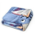 thumbnail image 3 of Eeyore Cartoon Fleece Blanket for Boys Girls Kids, Ultra Soft Cozy Warm Flannel Throw Blankets, Plush Blanket Gifts for Bed Sofa Living Room Couch Home Decor 80"X60", 3 of 7