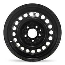 For 1997-1999 Oldsmobile Cutlass 15 Inch Powder-Coated Black Steel - Genuine OEM Rim - Road Ready Car Wheel