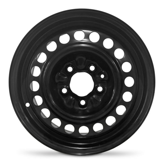 For 1999-2004 Oldsmobile Alero 15 Inch Powder-Coated Black Steel - Genuine OEM Rim - Road Ready Car Wheel