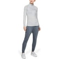 thumbnail image 4 of Under Armour Women's Tech Twist 1/2 Zip Long Sleeve Pullover Shirt (Light Grey/Silver, XS), 4 of 7